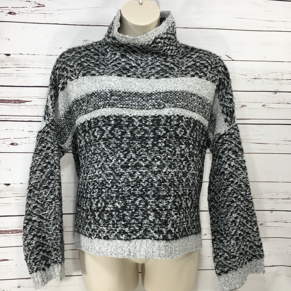 John & Jenn Women’s Marled Mock Turtleneck Sweater